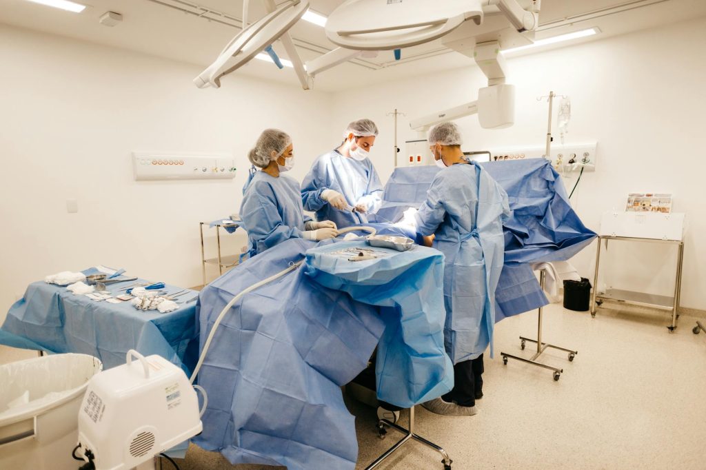 doctors in surgery room